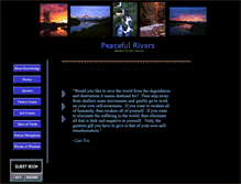 Tablet Screenshot of peaceful-rivers.com